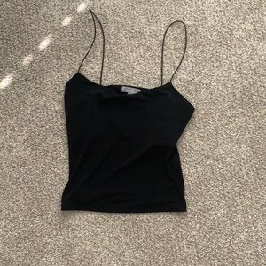 black tank top